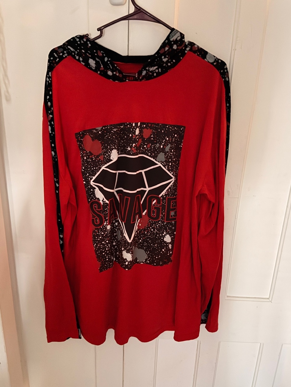Savage Long Sleeve Shirt Hoodie Mens Fashion Fall winter Clothes Home Women Tops